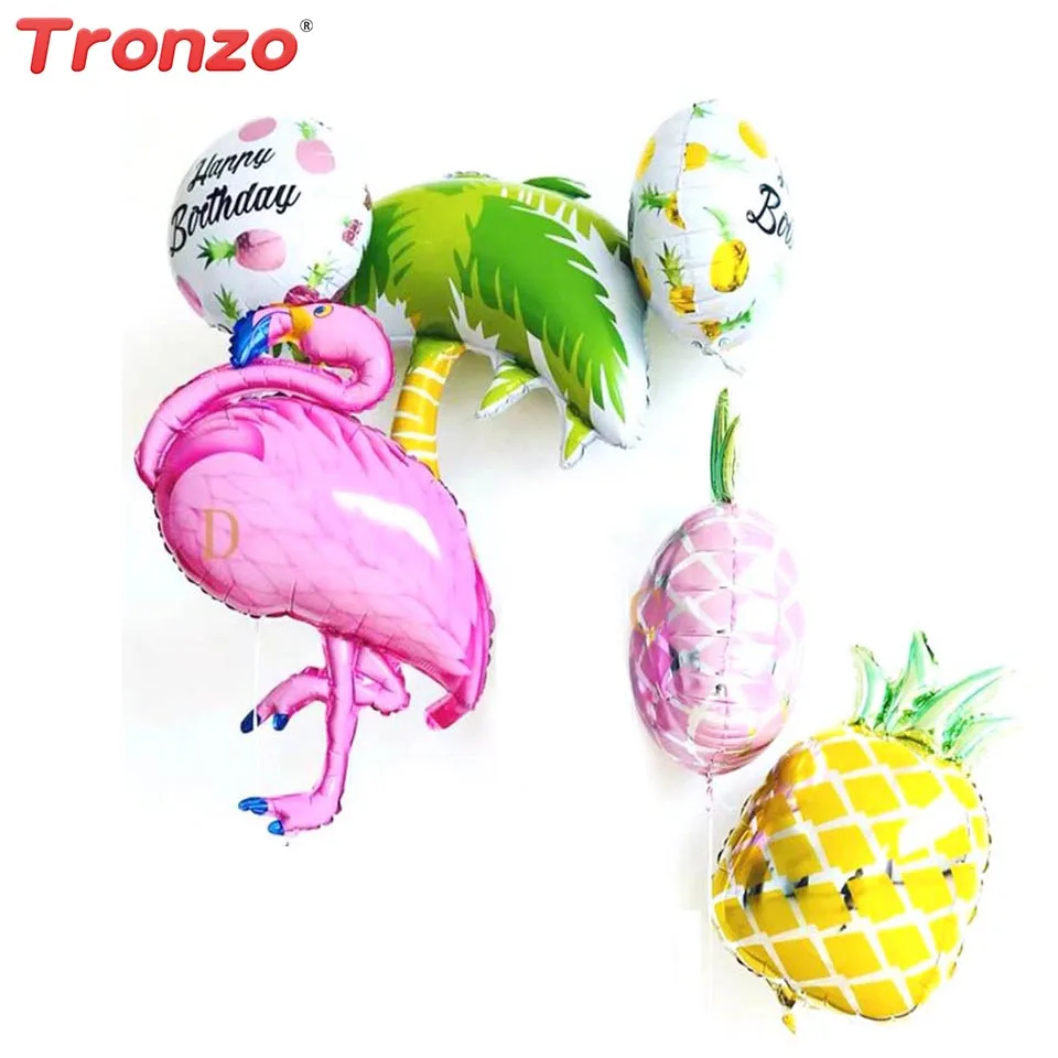 Фото Tronzo Фламинго Фольга Воздушный шар Гавайская Вечеринка - купить