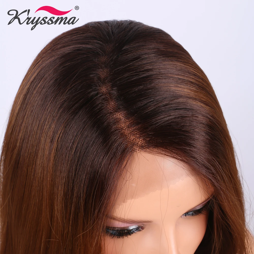 Kryssma Ombre Brown Wigs Long Natural Straight Wig Synthetic Lace Front Wigs For Women Cosplay Wigs Heat Resistant Fiber Hair 
Kryssma Ombre Brown Wigs Long Natural Straight Wig Synthetic Lace Front Wigs For Women Cosplay Wigs Heat Resistant Fiber Hair