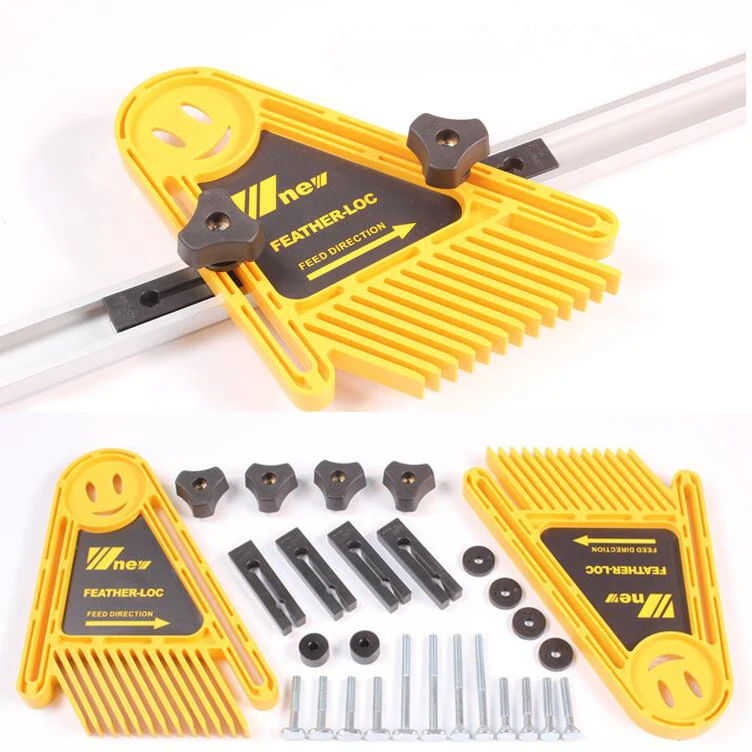 1 Pair Woodworking Feather Loc Board Set Multi-purpose Double Featherboards Miter Gauge Slot Woodwork
1 Pair Woodworking Feather Loc Board Set Multi-purpose Double Featherboards Miter Gauge Slot Woodwork