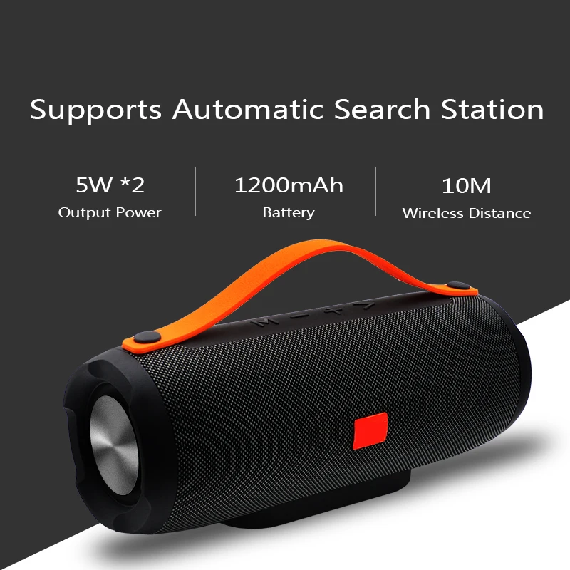 Беспроводная Портативная колонка 10 Вт Bluetooth динамик звуковая панель сабвуфер для