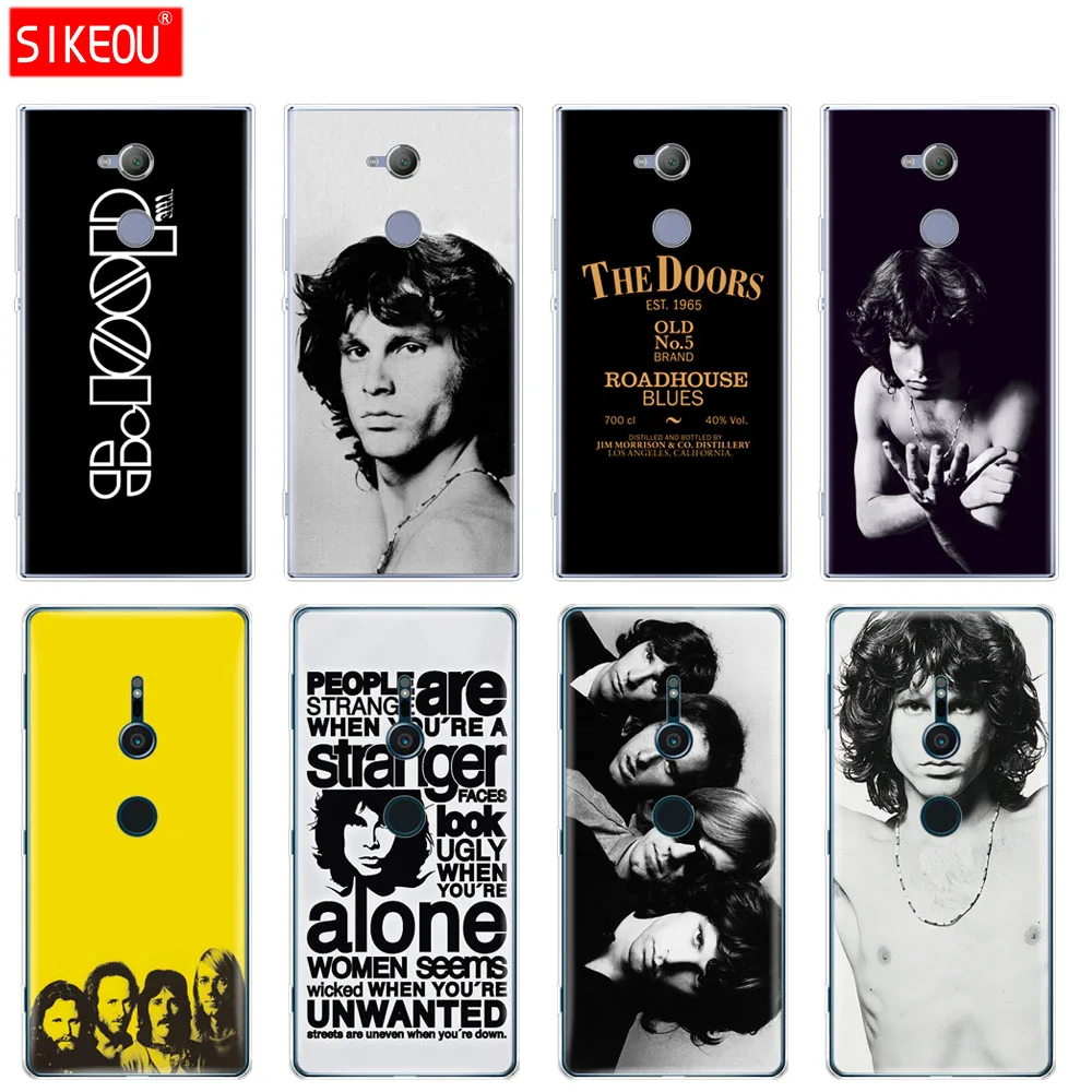 Силиконовый чехол для телефона sony xperia XA1 XA2 ULTRA PLUS L1 L2 XZ1 XZ2 compact XZ PREMIUM The doors JIM MORRISON