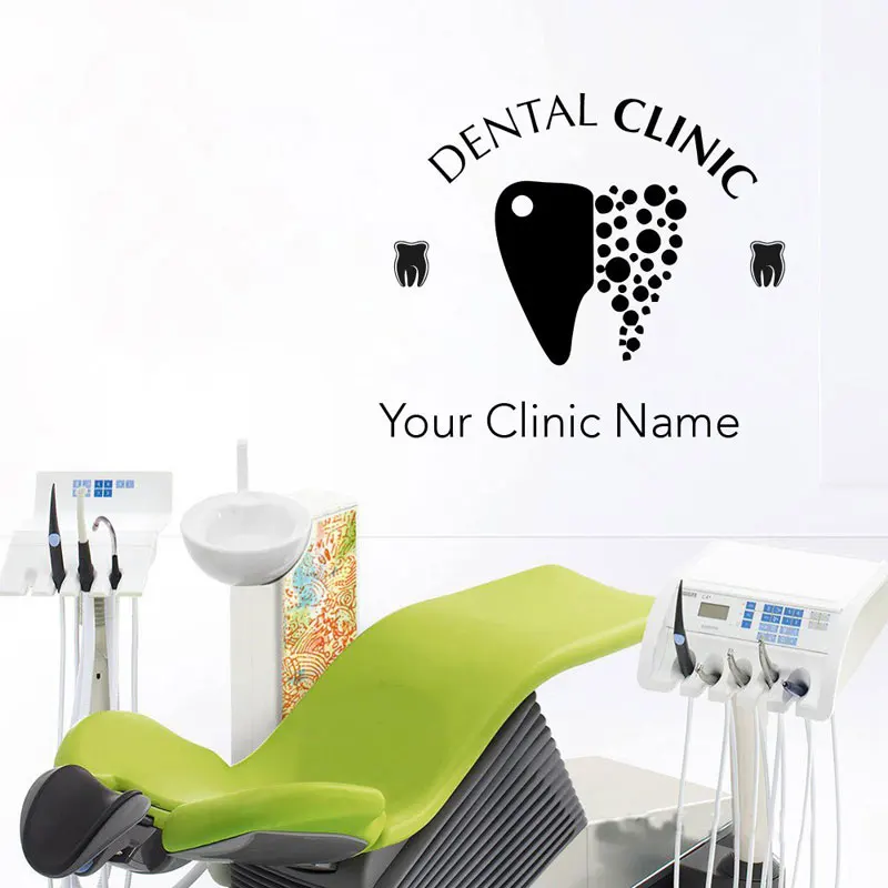 Personlized Name For Dental Clinic Dentist Smile Wall Decal Stomatology Sign Stickers Teeth Clinic Removable Tooth Decor Z286
Personlized Name For Dental Clinic Dentist Smile Wall Decal Stomatology Sign Stickers Teeth Clinic Removable Tooth Decor Z286