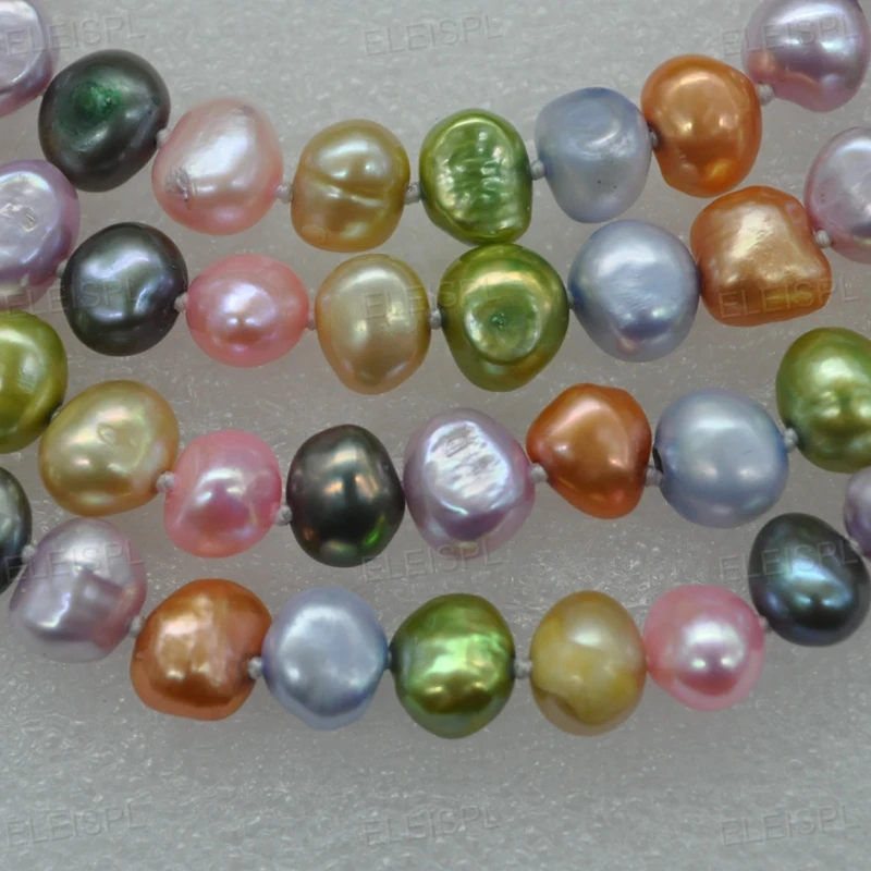 Bright colors real freshwater pearl necklace endless style long 120cm can choose
Bright colors real freshwater pearl necklace endless style long 120cm can choose