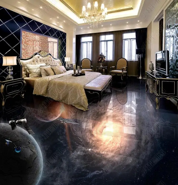 Custom 3D Floor Wallpaper Starry earth Wallpapers For Living Room self adhesive wallpaper
Custom 3D Floor Wallpaper Starry earth Wallpapers For Living Room self adhesive wallpaper