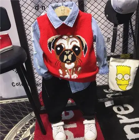 Autumn winter Baby Boys Clothes knit vest+cowboy shirt+jeans 3pcs Cotton SuitsToddler Brand Track suits Children Clothing Sets
Autumn winter Baby Boys Clothes knit vest+cowboy shirt+jeans 3pcs Cotton SuitsToddler Brand Track suits Children Clothing Sets