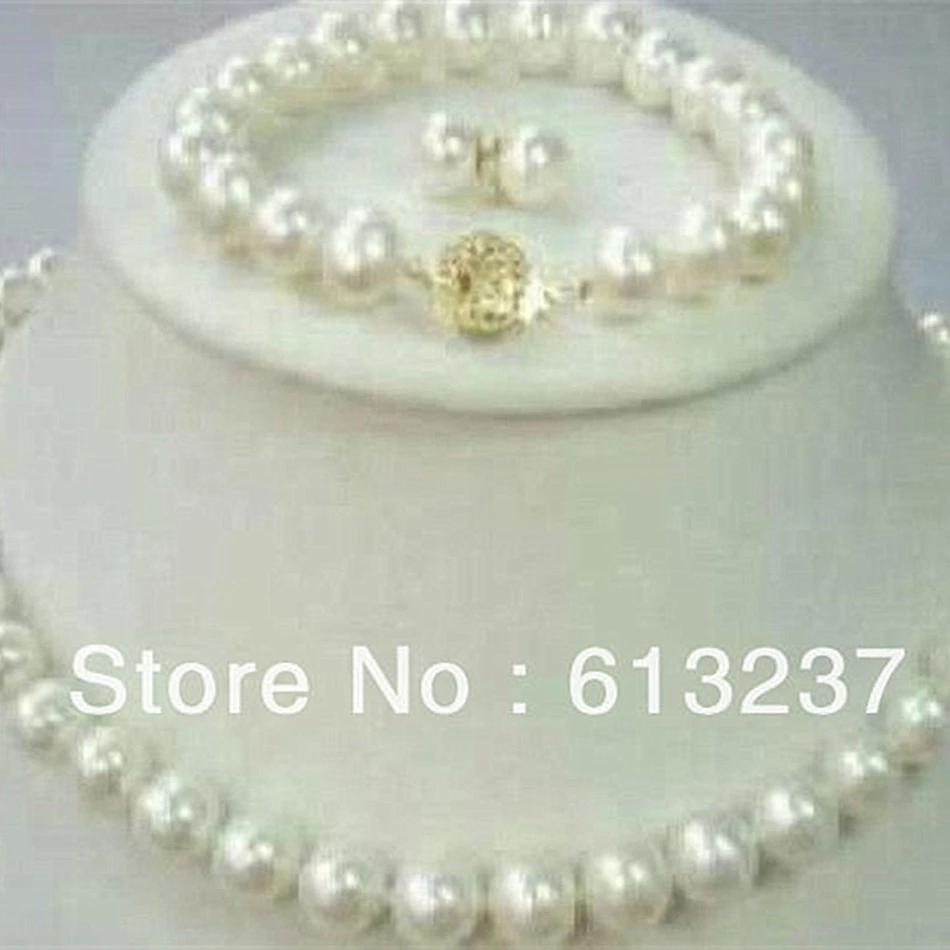 Fashion style natural AAA 9-10mm white freshwater pearl beads making necklace bracelet earring jewelry Sets YE2074
Fashion style natural AAA 9-10mm white freshwater pearl beads making necklace bracelet earring jewelry Sets YE2074