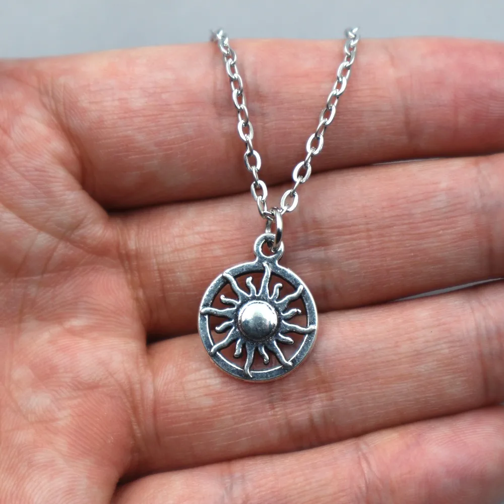 1 шт солнце ожерелье с подвеской в форме руны ювелирные изделия ручная работы