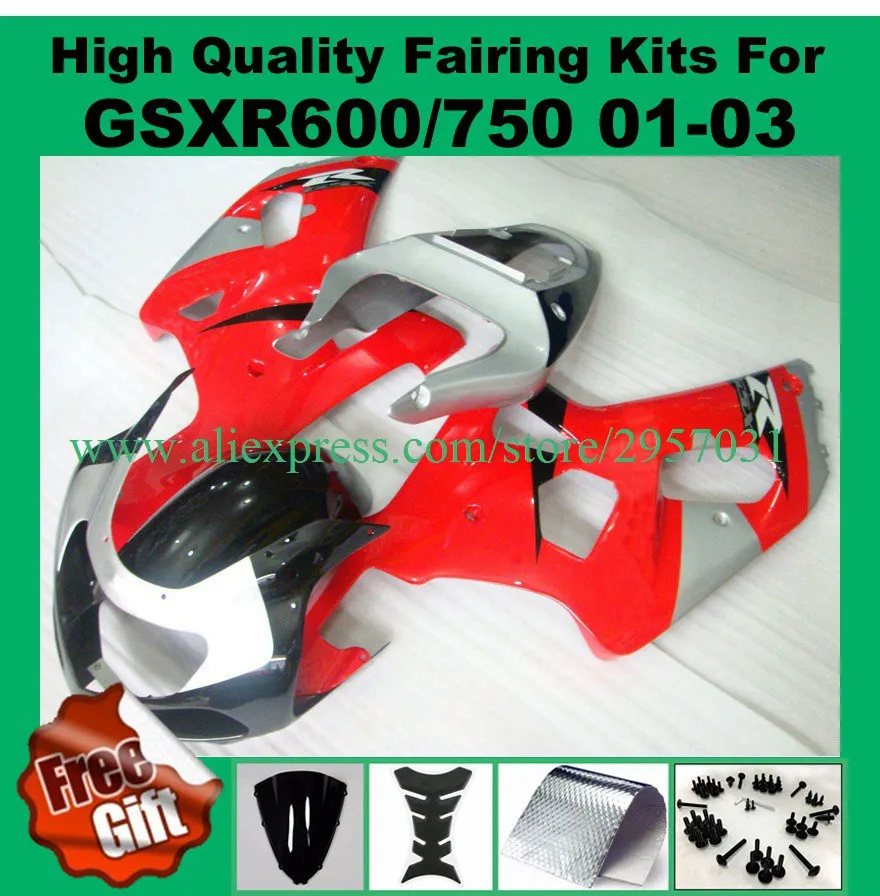 9gifts Injection mold Fairing kit for SUZUKI GSXR600 GSXR750 2001 02 2003 K1 GSX-R600 GSX-R750 01 02 03 fairing kits #T5X9-O1
9gifts Injection mold Fairing kit for SUZUKI GSXR600 GSXR750 2001 02 2003 K1 GSX-R600 GSX-R750 01 02 03 fairing kits #T5X9-O1