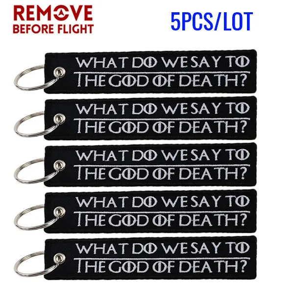 Крутой черный брелок с надписью 5 шт., брелок с вышивкой, брелок, что мы говорим Богу смерти
Крутой черный брелок с надписью 5 шт., брелок с вышивкой, брелок, что мы говорим Богу смерти