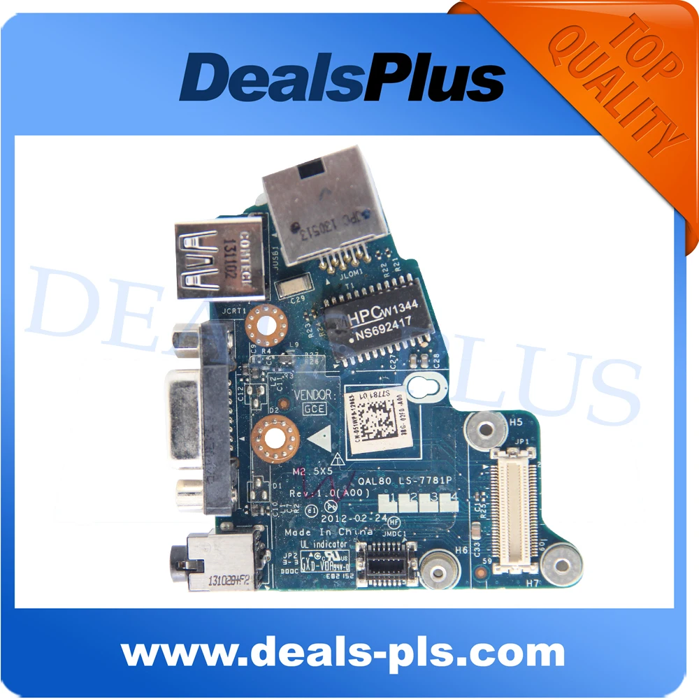 Ноутбук USB VGA Аудио Ethernet плата модема для Dell Latitude E6430 CN-051WP9 051WP9 51WP9 QAL80 LS-7781P
Ноутбук USB VGA Аудио Ethernet плата модема для Dell Latitude E6430 CN-051WP9 051WP9 51WP9 QAL80 LS-7781P