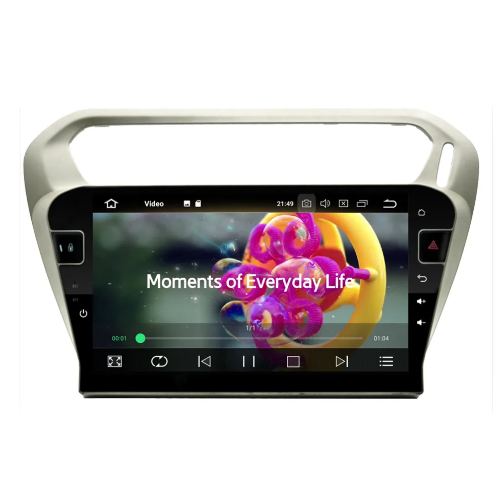Автомобильный GPS радиоприемник с IPS экраном 10 1 дюйма ОЗУ 4 Гб Android для Peugeot 301/Citroen