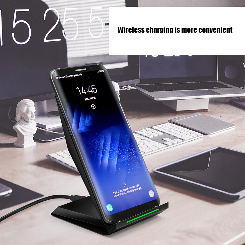 New Design Qi Wireless Charger For iPhone XS Max XR X 8 Fast Wireless Charging Docking Dock Station For Samsung Galaxy Note9 8 
New Design Qi Wireless Charger For iPhone XS Max XR X 8 Fast Wireless Charging Docking Dock Station For Samsung Galaxy Note9 8
