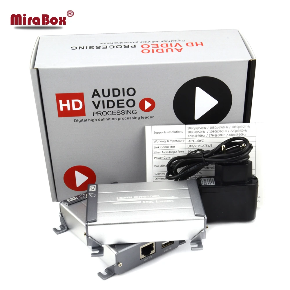 HSV560 HDMI KVM Extender with Video Lossless & No Latency 80m HDMI USB Transmitter Receiver over UTP Cat5/5e/Cat6 Rj45 Ethernet
HSV560 HDMI KVM Extender with Video Lossless & No Latency 80m HDMI USB Transmitter Receiver over UTP Cat5/5e/Cat6 Rj45 Ethernet
