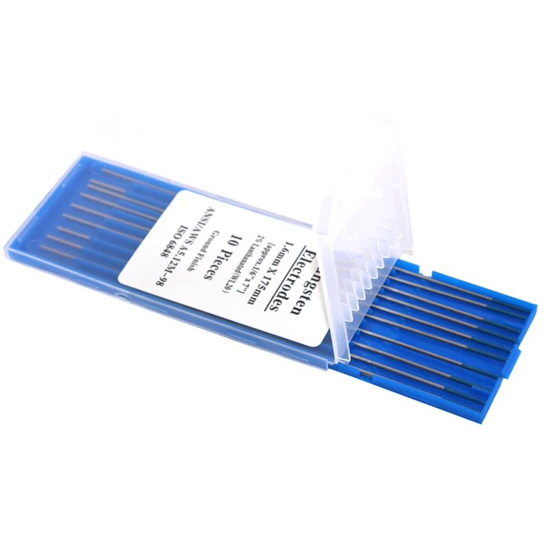 Tungsten Electrode Welding Equipment Accessory 10pcs Blue head Lanthanated 175mm TIG Tungsten Needle/Tungsten Rod/Solder Pin
Tungsten Electrode Welding Equipment Accessory 10pcs Blue head Lanthanated 175mm TIG Tungsten Needle/Tungsten Rod/Solder Pin