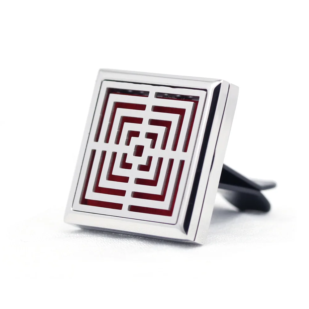 30mm Stainless Steel Square Design car aromatherapy essential oil diffuser vent clip
30mm Stainless Steel Square Design car aromatherapy essential oil diffuser vent clip