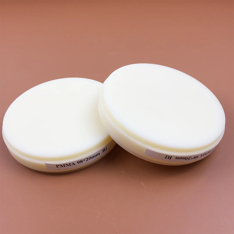20 Pieces/lot OD98*14mm Dental Lab Material Dental Pmma Disk For CAD CAM Milling System PMMA Blanks A0 A1 A2 A3
20 Pieces/lot OD98*14mm Dental Lab Material Dental Pmma Disk For CAD CAM Milling System PMMA Blanks A0 A1 A2 A3