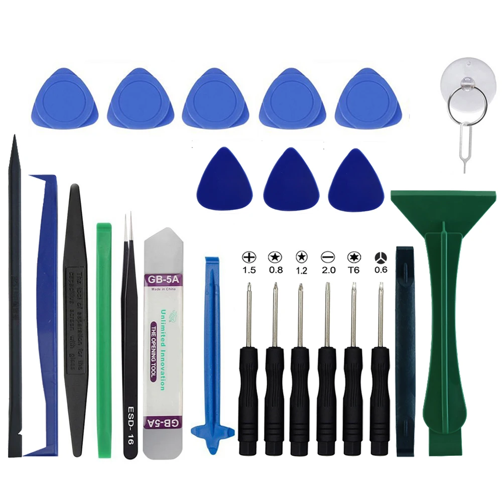 25 in 1 Mobile Phone Repair Tools Kit Pry Opening Screwdriver Set for iPhoneXsMAX XR X 8P 8 7 6S 6 Samsung Phone Hand Tools Set
25 in 1 Mobile Phone Repair Tools Kit Pry Opening Screwdriver Set for iPhoneXsMAX XR X 8P 8 7 6S 6 Samsung Phone Hand Tools Set
