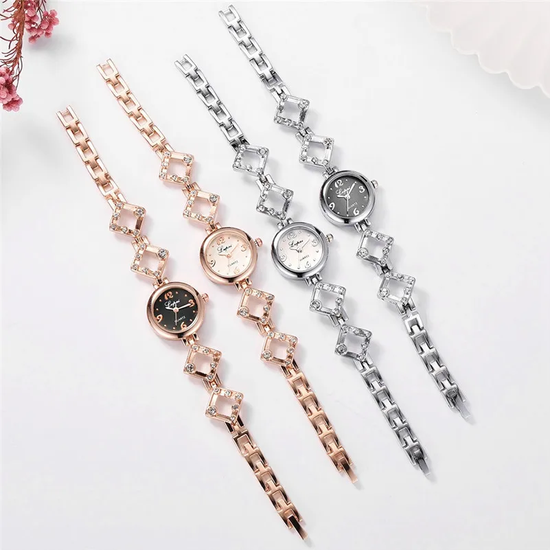 New Fashion Women Watches Simple Rhinestone Rhombic Small Delicate Belt Wristwatch Ladies European And American Bracelet Watch#D
New Fashion Women Watches Simple Rhinestone Rhombic Small Delicate Belt Wristwatch Ladies European And American Bracelet Watch#D