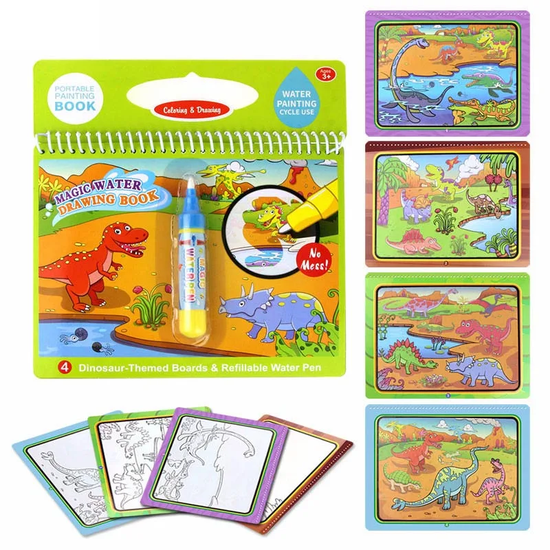 New Reusable Water Painting Book Coloring Magic Doodle Drawing Board For Kids Children Toy
New Reusable Water Painting Book Coloring Magic Doodle Drawing Board For Kids Children Toy