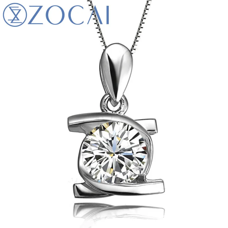 ZOCAI Embrancing Love 0.25 CT Certified I-J/SI Diamond Pendant 18K White Gold (Au750) +925 Sterling Chain As Gift D00520
ZOCAI Embrancing Love 0.25 CT Certified I-J/SI Diamond Pendant 18K White Gold (Au750) +925 Sterling Chain As Gift D00520