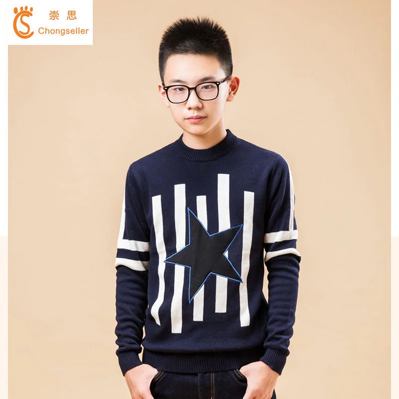 Spring 4-16T Quality Cotton Baby Clothing For Big Boy Autumn Knitted Sweater O-neck Pullovers Boys Sweaters
Spring 4-16T Quality Cotton Baby Clothing For Big Boy Autumn Knitted Sweater O-neck Pullovers Boys Sweaters