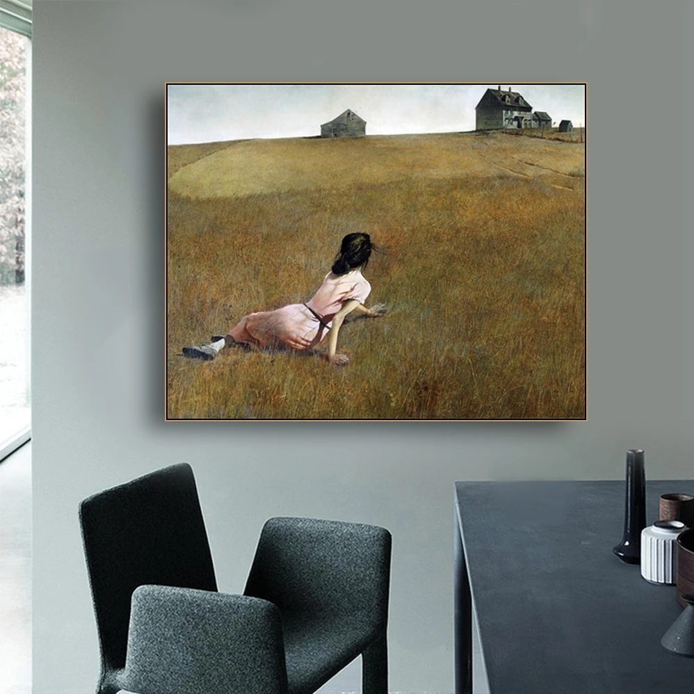 Christina's World Famous Canvas Painting Calligraphy Poster Prints Living Room House Wall Decor Art Home Decoration Picture
Christina's World Famous Canvas Painting Calligraphy Poster Prints Living Room House Wall Decor Art Home Decoration Picture