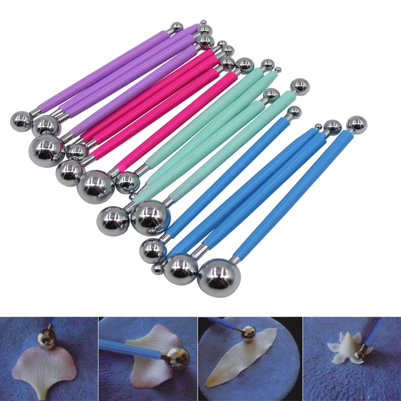 Wholesale 10 Sets(4 Pcs/set) Cake Flower Modelling Ball Tools Pastry Fondant Decorating Sugarcraft Mold Tools
Wholesale 10 Sets(4 Pcs/set) Cake Flower Modelling Ball Tools Pastry Fondant Decorating Sugarcraft Mold Tools