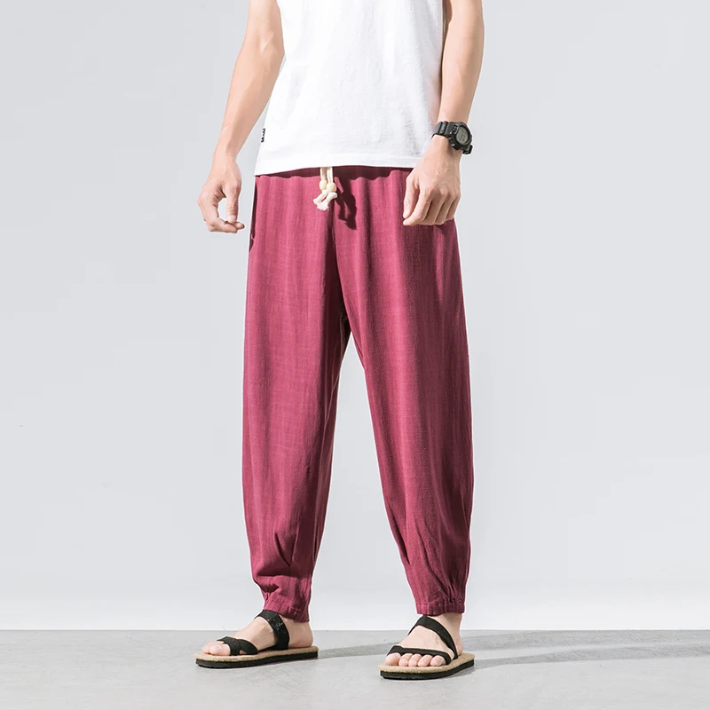 Plus Size Cotton Linen Harem Pants Mens Jogger Pants 2018 Male Casual Summer Solid Pants Trousers
Plus Size Cotton Linen Harem Pants Mens Jogger Pants 2018 Male Casual Summer Solid Pants Trousers