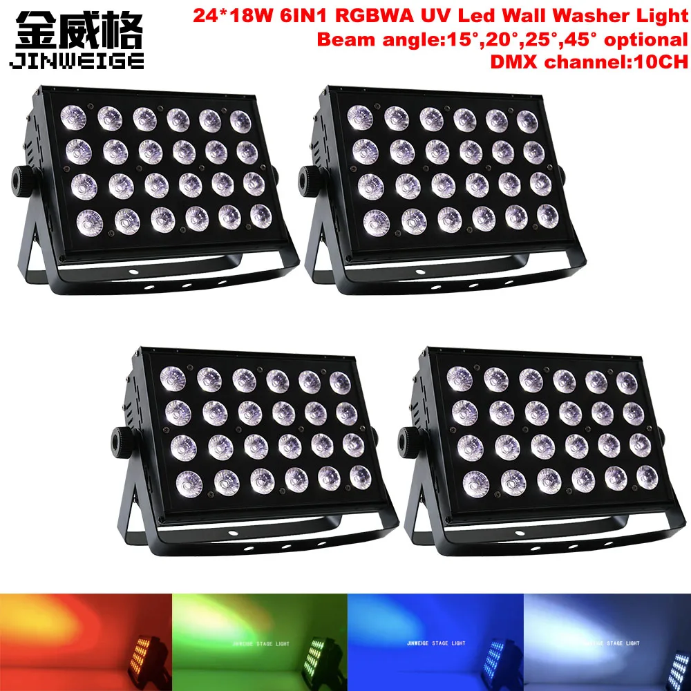 Free Shipping 4pcs/lot 24*18W 6IN1 RGBWA UV Color Wall Washer Lights LED Bar Blacklight For Indoor
Free Shipping 4pcs/lot 24*18W 6IN1 RGBWA UV Color Wall Washer Lights LED Bar Blacklight For Indoor