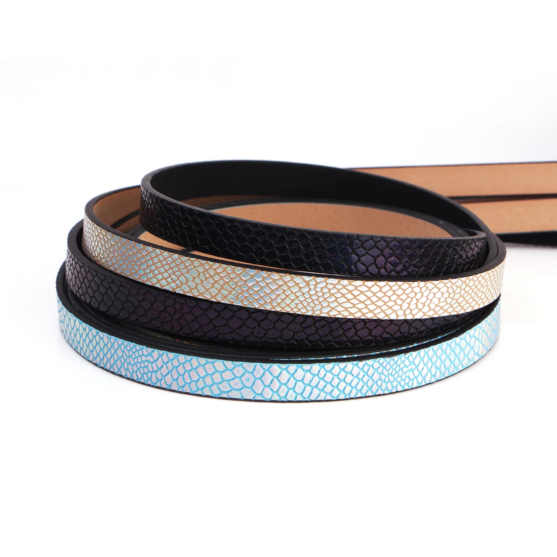XCHARMS 10MM Flat PU Leather Cord Snakeskin Rope Jewelry Findings Accessories Fashion Jewelry Making Materials for Bracelets
XCHARMS 10MM Flat PU Leather Cord Snakeskin Rope Jewelry Findings Accessories Fashion Jewelry Making Materials for Bracelets