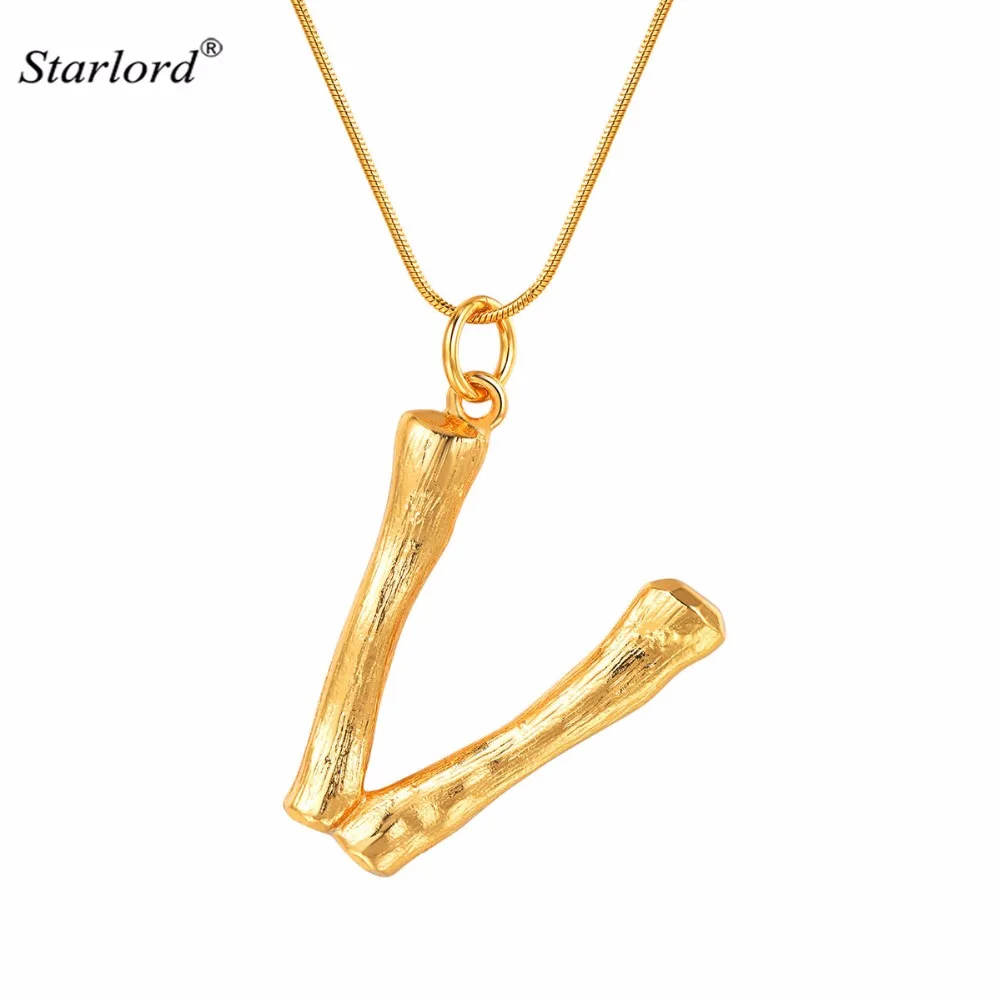 Big Initial Letter V Necklace Snake Chain Gold Alphabet Jewelry Statement Personalized Women Bamboo Letter Gift Charm P9095
Big Initial Letter V Necklace Snake Chain Gold Alphabet Jewelry Statement Personalized Women Bamboo Letter Gift Charm P9095
