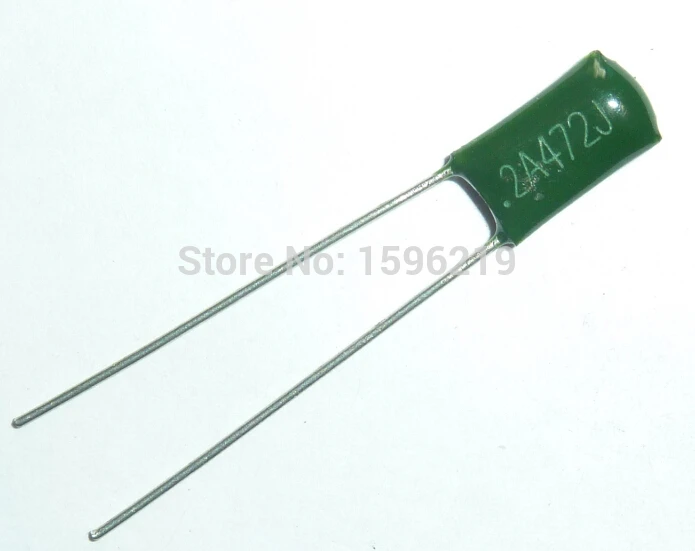 10 шт. Майларовый пленочный конденсатор 100 в 2A472J 4700pF 4.7nF 2A472 5% полиэфирный