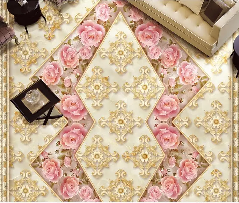 3d flooring Custom Rose relief self adhesive wallpaper bedroom Living room bathroom waterproof wallpaper 3d floor
3d flooring Custom Rose relief self adhesive wallpaper bedroom Living room bathroom waterproof wallpaper 3d floor