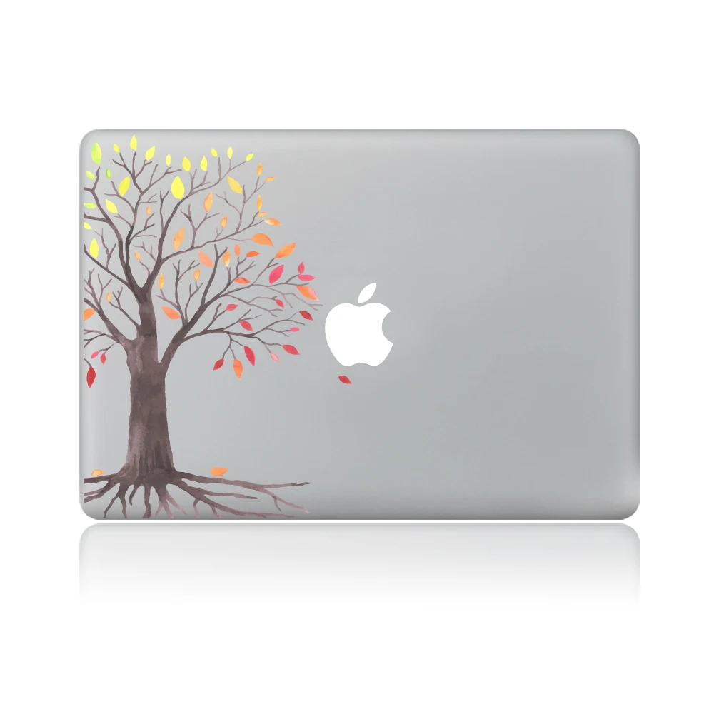 Новинка осенняя виниловая наклейка с деревом для сделай сам Macbook Pro / Air 11 13 15