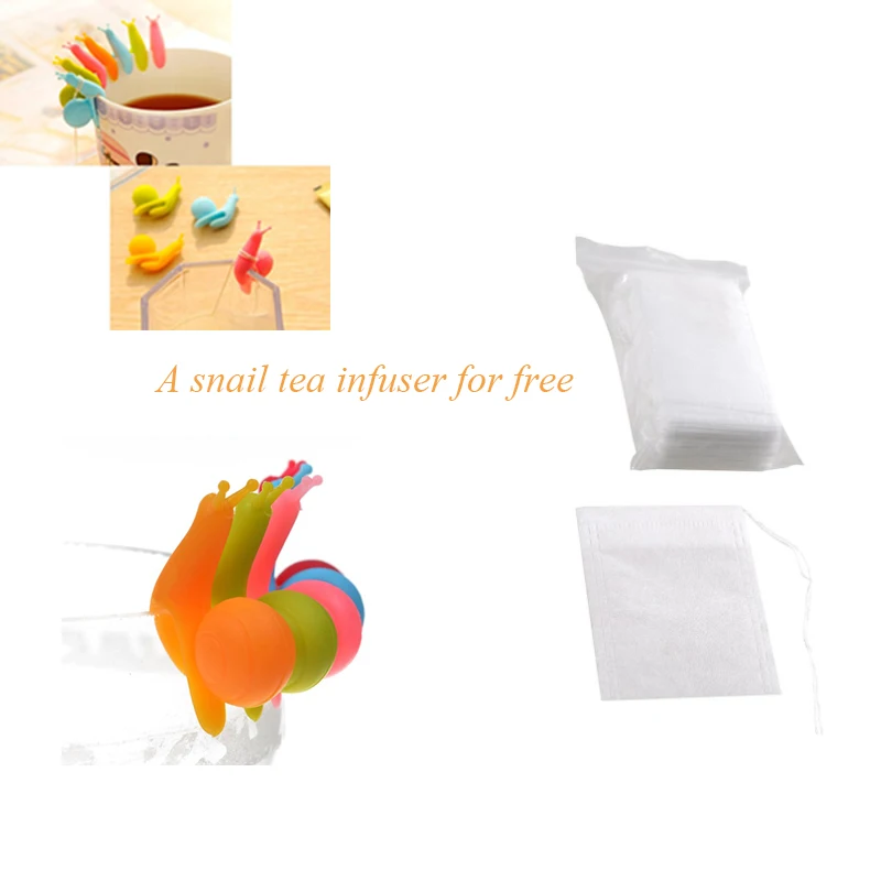 Biodegradable Tea Bag 100PCS/Lot Empty Bags 6x 8cm Multi-used Paper Bags and Snail Infuser Tea & Coffee Accessories in Kitchen
Biodegradable Tea Bag 100PCS/Lot Empty Bags 6x 8cm Multi-used Paper Bags and Snail Infuser Tea & Coffee Accessories in Kitchen