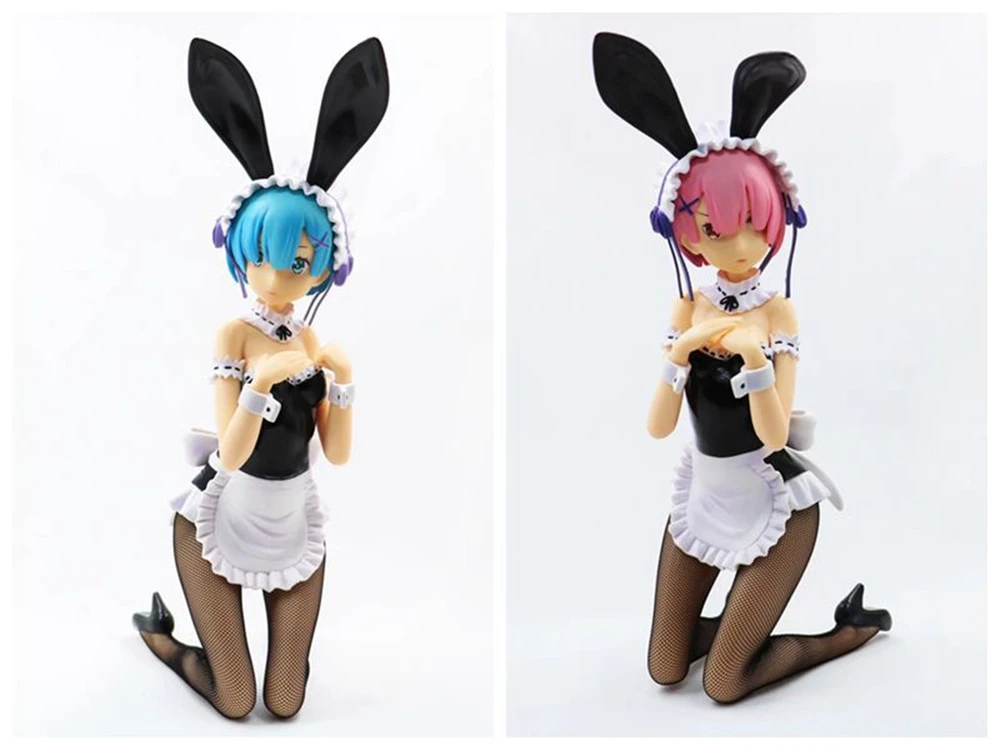 Re:Life in a different world from zero Rem Ram Sexy Bunny Ver. 1/4 Scale Painted PVC Action Figures Collectible Model Toys Doll
Re:Life in a different world from zero Rem Ram Sexy Bunny Ver. 1/4 Scale Painted PVC Action Figures Collectible Model Toys Doll