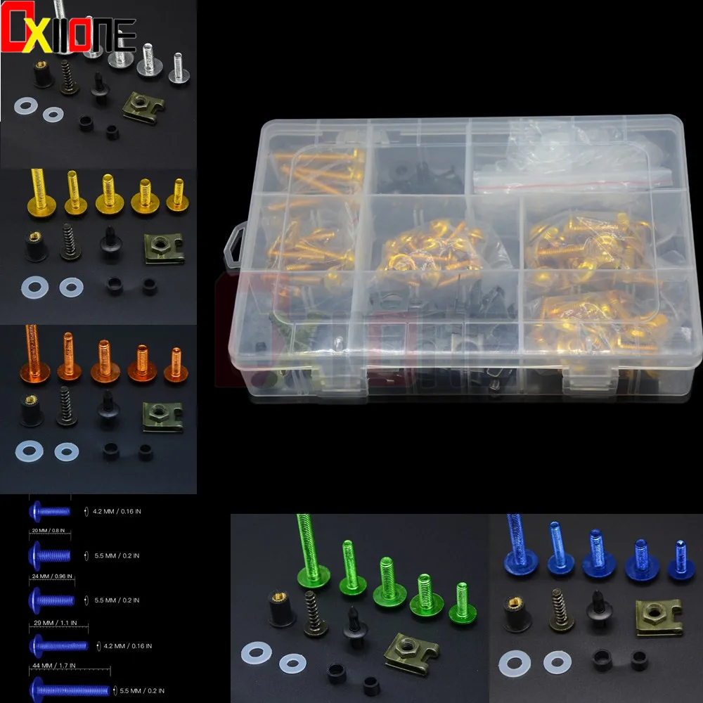 Aluminium Universal Motorcycle Fairing Bolts Nuts For KAWASAKI Z900 GPZ1100 GPZ400R/S/BMN/ Bajaj Pulsar
Aluminium Universal Motorcycle Fairing Bolts Nuts For KAWASAKI Z900 GPZ1100 GPZ400R/S/BMN/ Bajaj Pulsar