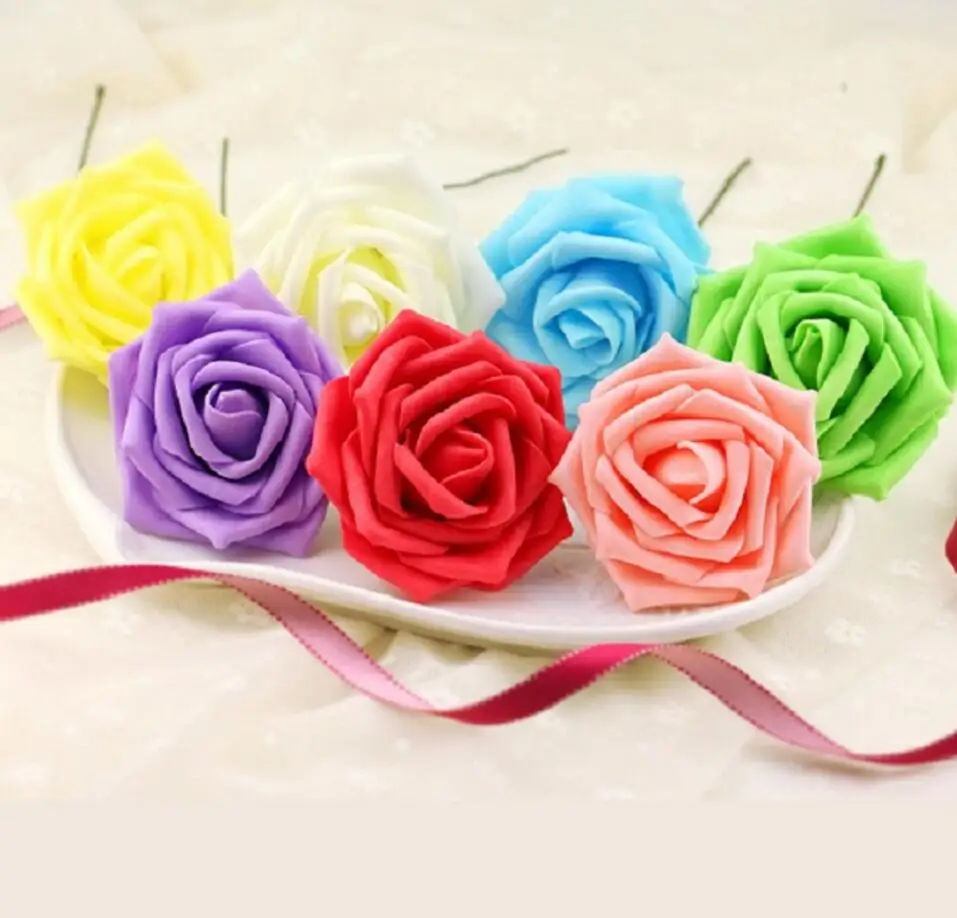 50pcs Artificial PE Head Rose Bouquet Latex Bridal Flowers Making For Wedding Party Festival Centerpieces Craft
50pcs Artificial PE Head Rose Bouquet Latex Bridal Flowers Making For Wedding Party Festival Centerpieces Craft