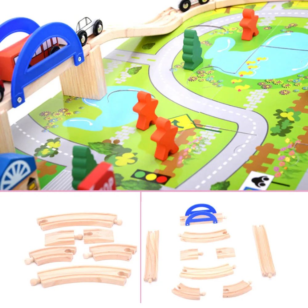 40pcs/set DIY Wooden toys railroad Railway Wooden Train Track set Building Blocks toys for children gifts brinquedo educativo
40pcs/set DIY Wooden toys railroad Railway Wooden Train Track set Building Blocks toys for children gifts brinquedo educativo