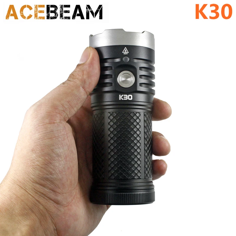 ACEBEAM K30 прожектор CREE XHP70.2 Макс 5200 люмен луч бросать 374 м ручной фонарь + 18650 3100 мАч