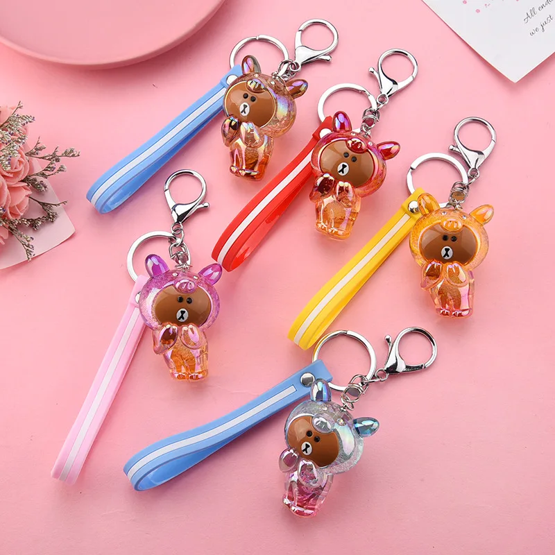 New Acrylic Doll Keychain Symphony Bubble Bear Keychain Soft Glue Hand Strap Pendant Student Small Gift K2274
New Acrylic Doll Keychain Symphony Bubble Bear Keychain Soft Glue Hand Strap Pendant Student Small Gift K2274