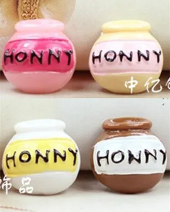 10PCS Hony Pot Resin Flat back Cabochon Miniature Food Art Supply Decoration Charm 17mm
10PCS Hony Pot Resin Flat back Cabochon Miniature Food Art Supply Decoration Charm 17mm