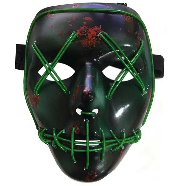Horror grimace bloody EL wire led luminous mask Halloween Christmas carnaval party club bar DJ glowing unisex full face masks
Horror grimace bloody EL wire led luminous mask Halloween Christmas carnaval party club bar DJ glowing unisex full face masks