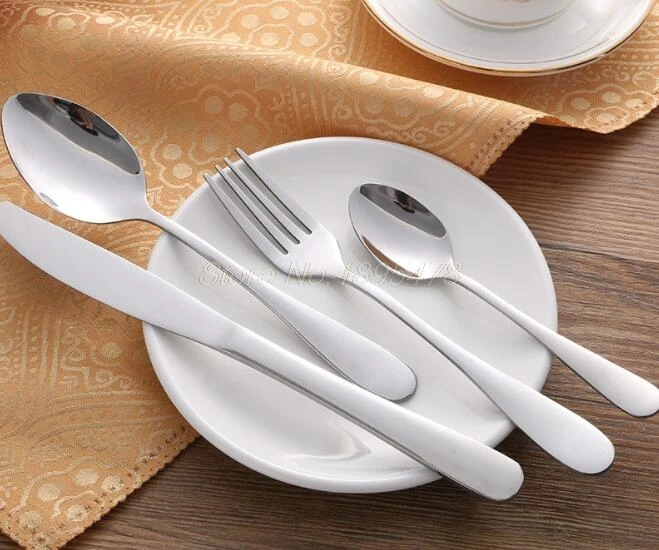 4PCS/set Dinnerware Set Steel Luxury Cutlery Set Vintage Quality Tableware Knives Forks Dining Dinner Set Western Food 150 set
4PCS/set Dinnerware Set Steel Luxury Cutlery Set Vintage Quality Tableware Knives Forks Dining Dinner Set Western Food 150 set