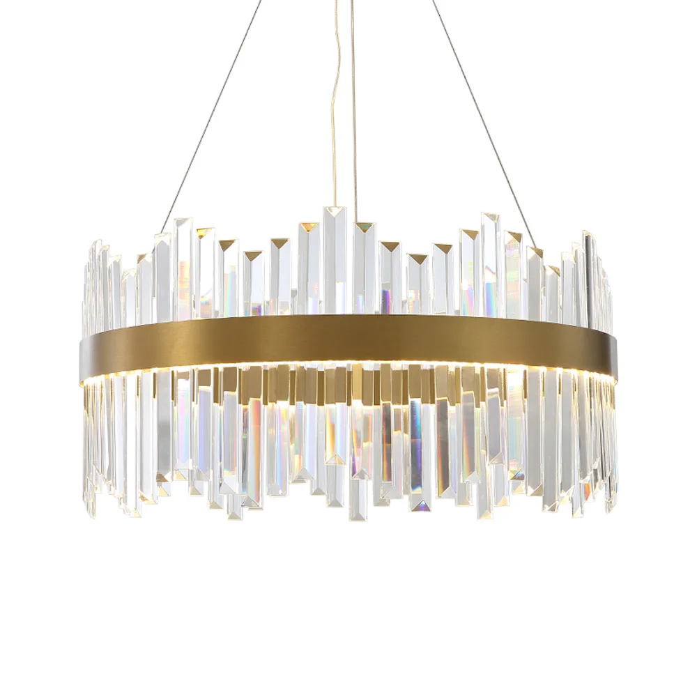 Luxury Design Round Crystal Chandelier Lamp Modern Living Lighting AC110V 220V Lustre LED Dining Room Plafonnier
Luxury Design Round Crystal Chandelier Lamp Modern Living Lighting AC110V 220V Lustre LED Dining Room Plafonnier