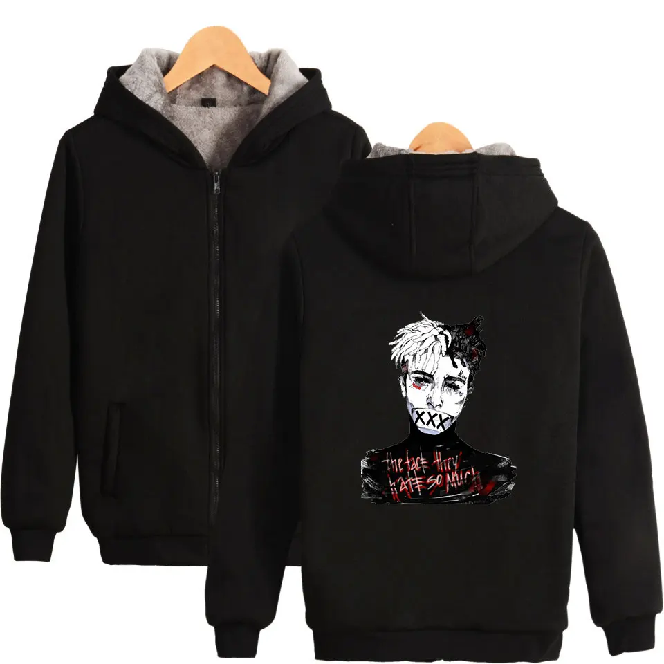 2018 Xxxtentacion sad men rap rapper hip hop zipper Pullover sweatershirts Men and Women Fashion Coat Jacket
2018 Xxxtentacion sad men rap rapper hip hop zipper Pullover sweatershirts Men and Women Fashion Coat Jacket