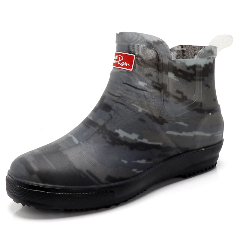 Camouflage Rainboots Men's Short Tube Low To Help Rain Boots Water Shoes Rubber Shoes Men's Shoes Waterproof Non-Slip Rain Shoe
Camouflage Rainboots Men's Short Tube Low To Help Rain Boots Water Shoes Rubber Shoes Men's Shoes Waterproof Non-Slip Rain Shoe