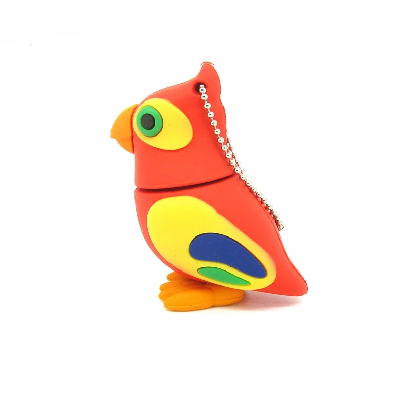 Cute Cartoon 3D cute bird USB Flash Drive Memory Stick lovely Parrot Pen Drive Flash Card pendrives 32GB 16GB 8GB 4GB 128mb
Cute Cartoon 3D cute bird USB Flash Drive Memory Stick lovely Parrot Pen Drive Flash Card pendrives 32GB 16GB 8GB 4GB 128mb