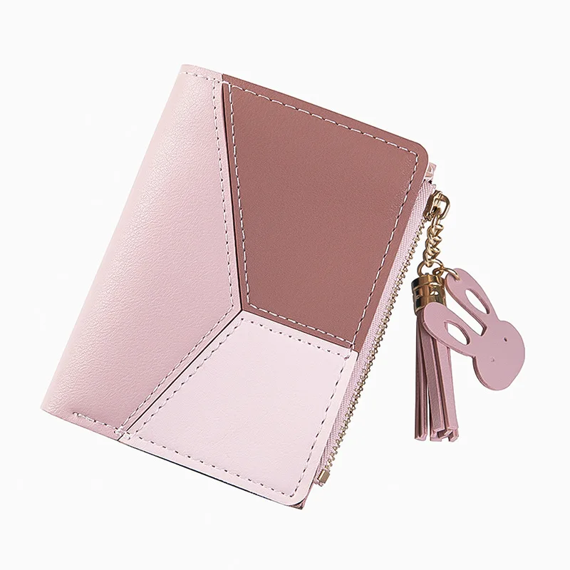 New Arrival Wallet Short Women Wallets Zipper Purse Patchwork Fashion Panelled Wallets Trendy Coin Purse Card Holder PU Leather
New Arrival Wallet Short Women Wallets Zipper Purse Patchwork Fashion Panelled Wallets Trendy Coin Purse Card Holder PU Leather