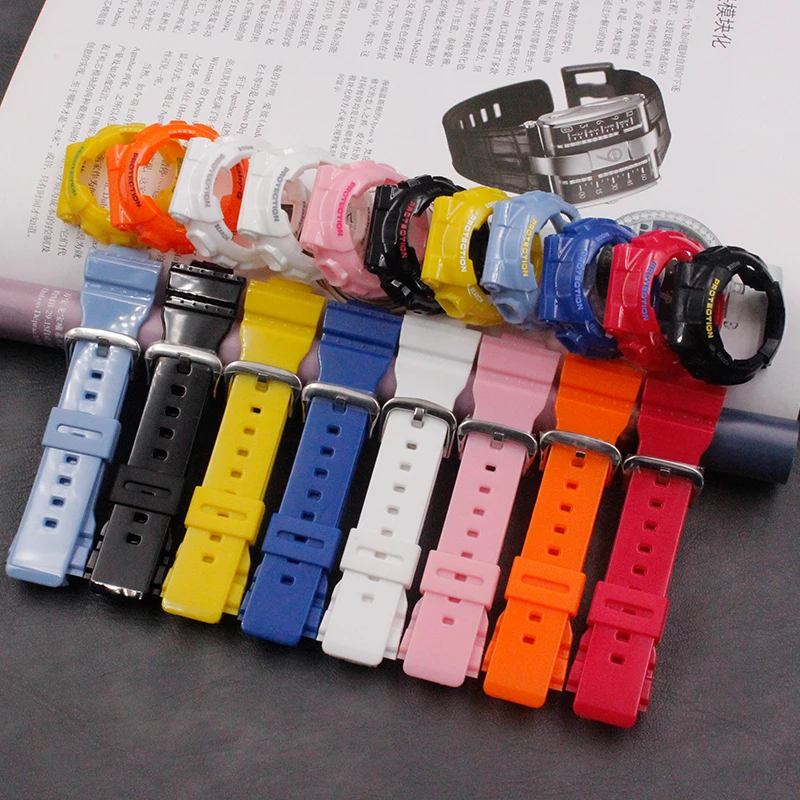 Rubber Resin Strap Case Men's Pin Buckle for CASIO BABY-G BA 110 111 112 120 Sports Waterproof Strap Women's Children Bracelet
Rubber Resin Strap Case Men's Pin Buckle for CASIO BABY-G BA 110 111 112 120 Sports Waterproof Strap Women's Children Bracelet